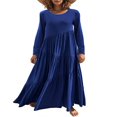 thumbnail image 1 of EIMELI Robes Longues Décontractées à Manches Longues pour Femmes, 1 of 5