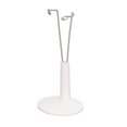 thumbnail image 1 of Support de Poupée, 1/6 Poupée Facile à Utiliser Espace de Rangement Blanc Économie de Poupée en Acier Inoxydable pour Enfant pour la Maison, 1 of 8