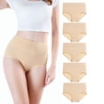 thumbnail image 4 of Womens High Waisted Bikini Underwear Smooth Hipster Underwear Breathable Ladies, 4 of 8