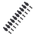 thumbnail image 1 of 10x Fishing Terminal Tackle Hook Link Rigs Method Feeders Quick Change Connector, 1 of 9