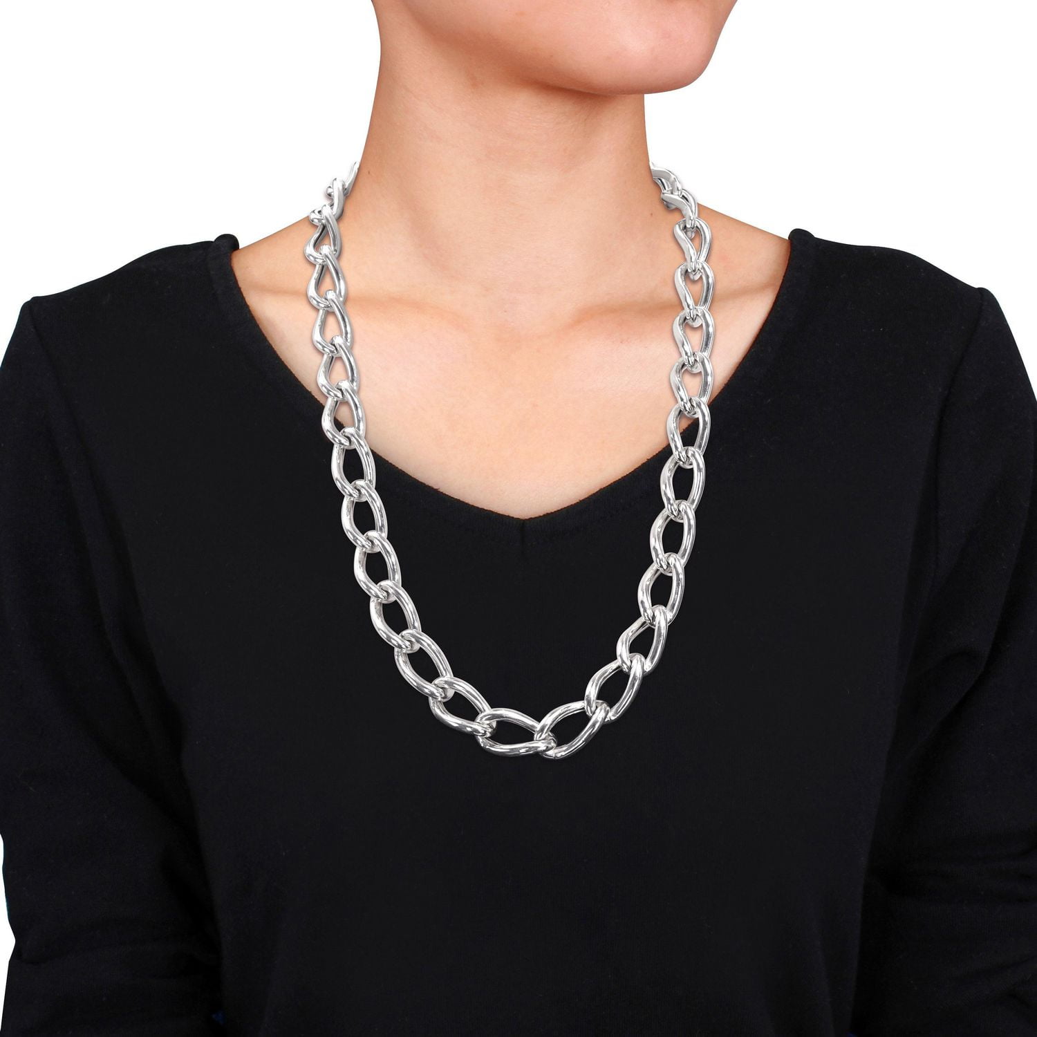 Collier à maillons de Miabella en argent sterling