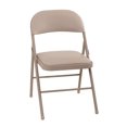 thumbnail image 1 of Cosco Vinyl Folding Chair, 4 Pack, Antique Linen, 1 of 2