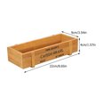 thumbnail image 2 of 2pcs Wood Succulent Planter Box Plant Container Box Rectangular Flower Bed Pot, 2 of 9