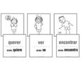 thumbnail image 1 of Poster Pals Spanish Action Verbs Flashcards Set, 1 of 1