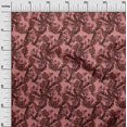 thumbnail image 3 of oneOone Cotton Poplin Twill Maroon Fabric Tropical Sewing Craft Projects Fabric Prints By Yard 56 Inch Wide, 3 of 5