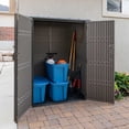 thumbnail image 2 of LIFETIME 53 Cubic ft Vertical Storage Shed With Rough Cut Finish, 2 of 7
