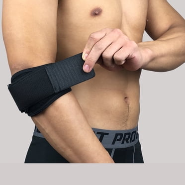 Agiferg Sport de Plein Air Attelle de Coude Coussinet Aide en Cas de Blessure Sangle Protecteur Bande Enveloppante