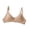 Beige, variant on Pcksrro full coverage bra for women Wireless Bra no UnderwireWomen's Solid Color Backless Sexy Seamless Push-Up U-Shaped Beautiful Back Underwear Everyday Bras