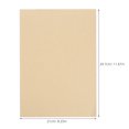 thumbnail image 2 of Luxshiny 100 Sheets Per Pack Cardboard for Crafts Khaki Rectangular Wood Pulp Paper 11.7x8.3in, 2 of 8