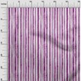 thumbnail image 3 of oneOone Cotton Flex Purple Fabric Striped Line Craft Projects Decor Fabric Printed By The Yard 40 Inch Wide, 3 of 5