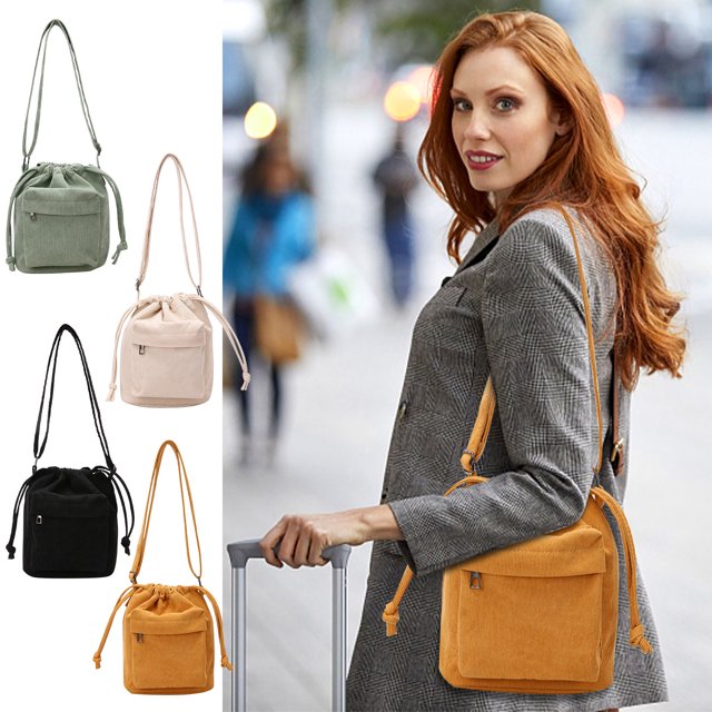 Vaidha Canvas Shoulder Bag Crossbody Small Cloth Bag Multiple Backpack Styles