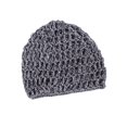 thumbnail image 2 of Esquirla Mesh Crochet Hair Net Curls Hair Wrap Lightweight Soft Elastic Crocheted Cap Gray, 2 of 8