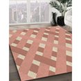 thumbnail image 3 of Ahgly Company Tapis de Zone Carré Orange Lavable en Machine, 8 Pieds Carré, 3 of 7