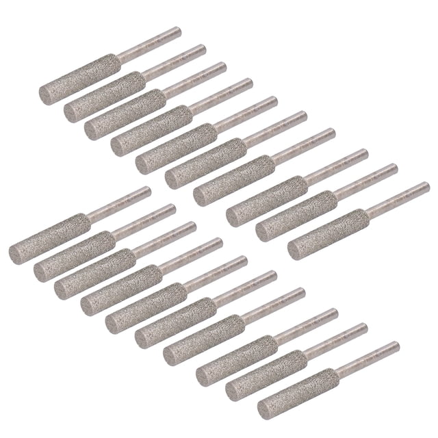 Chainsaw Sharpening Burr, 20Pcs Chain Saw Grinding Head Durable Even Particles For Repair