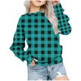 thumbnail image 1 of Rabais Chandail pour Bébé Filles Col Rond Chandail Surdimensionné Mode Enfants Manches Longues Chandail à Enfiler Hauts 1-12 Ans Chandail pour Bébé Fille Bleu Pâle 2-3T, 1 of 5