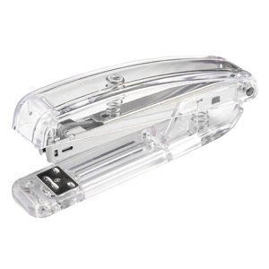 Agrafes pour bureau, Stapler style minimaliste agrafeur travail économie facile agrafage agrafe acrylique métal main Stapleur petit agrafeuse confortable Grip pour l'école de bureau