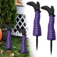 thumbnail image 2 of Witch Legs Halloween Yard Decor – 17” Realistic Witch Legs Stake For Indoor/Outdoor Decor (2 Pack) | &, 2 of 9