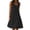 Black, variant on Sundresses for Women Summer Casual Dress for Women Sleeveless Crewneck Loose Tunic Tank Dress Boho Beach Holiday Dress
