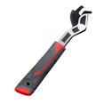 thumbnail image 4 of DYNWAVECA Multifunctional Self Locking Pipe Wrench Tool Forged Steel Three Sided Toothed Multipurpose for Home Maintenance Professional 8inch, 4 of 9