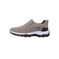 thumbnail image 1 of Innerwin Chaussure de Course pour Homme à Enfiler Chaussures de Randonnée Plates Confort Flats Respirantes Sport Gris 12.5, 1 of 6