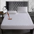 thumbnail image 1 of Mensdor Twin Size Mattress Protector Waterproof Cooling Quilted Cover,Deep Pocket, 1 of 4