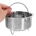 thumbnail image 3 of OULII Home Use Stainless Steel Vegetable Steamer Basket Easy to Clean Metal Steamer, 3 of 7