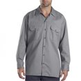 thumbnail image 4 of Dickies Mens Long-Sleeve Work Shirt, 3X, Dark Brown, 4 of 5