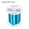 thumbnail image 2 of Uxcell 547Yard 3Lb Fluorocarbon Coated Monofilament Nylon Fishing Line Sky Blue, 2 of 7