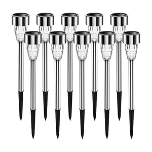 Solar Lights Outdoor Solar Lights Outdoor,Solar Lights Outdoor Waterresitant Led Lighting Solar Powered Outdoor Lights Solar Garden Lights for Patio Yard White Light Warm Light Colored Light 10Pack