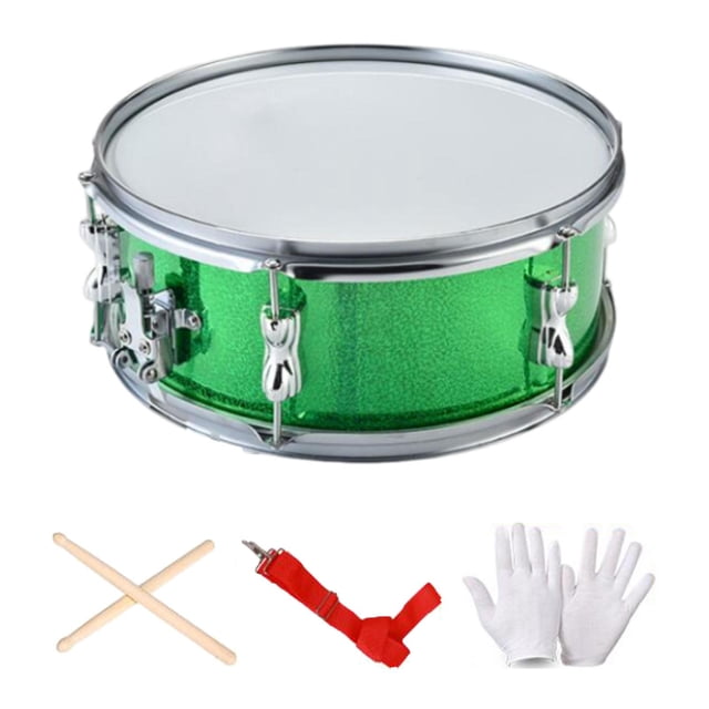 relayinert Unique Snare Drum 13inch Musical Instrument Beginners Including Drumsticks Comfortable Strap Holiday Gifts For Friends