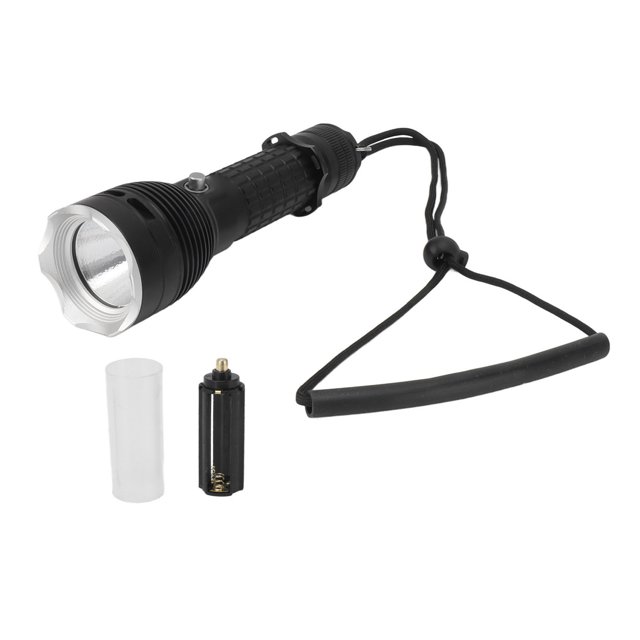 Lampe de Poche de Plongée 3200LM 3 Modes d'Éclairage IPX8 Imperméable Professionnel Conduit Lampe de Poche Torche de Plongée