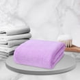 thumbnail image 3 of Suncoda Washclo, Solid Color Pineapple Reseau High Density Fleece Marginal Bath Towel Adult Solid Color Enlarged Bath Towel Thickened Marginal Towel 35X75Cm, 3 of 4