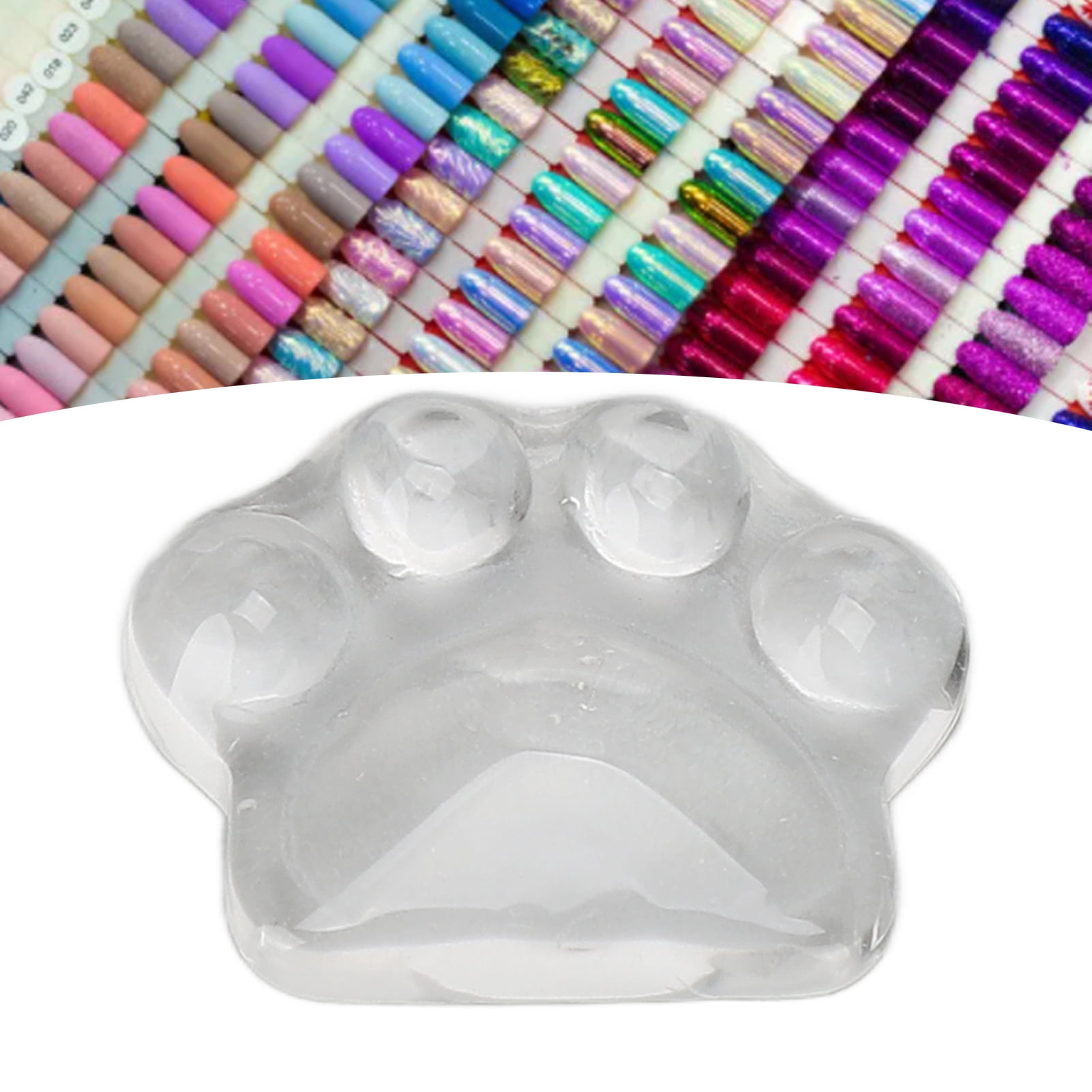 Nail Polish Color Card, Nail Art Color Card Smooth Lovely Transparent  for Nail Salon for Nail Artist