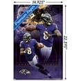thumbnail image 2 of NFL Corbeaux de Baltimore - Lamar Jackson 20, 2 of 4