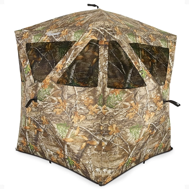 Ameristep Aveugle de Chasse au Sol à Déploiement Rapide pour 2 Personnes Care Taker, RealTree