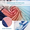 thumbnail image 2 of TOUXIHAA Rideau de Douche Calvin et Hobbes Ensemble de Rideaux de Salle de Bain avec Crochets Taille 66x72 Pouces, 2 of 5