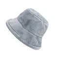thumbnail image 2 of Womens Solid Color Winter Thermal Windproof Bucket Fisherman Hat For Women For Girls, 2 of 3