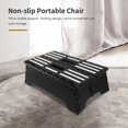thumbnail image 4 of Non-Slip Small One Step Compact Folding Flat Step Stool Heavy Duty Portable Lightweight Folding Chair, 4 of 9
