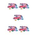 thumbnail image 2 of VONKY 20 Pieces Mixed Color Flower Polymer Beads Jewelry Clay Making Findings 35mm 5Set, 2 of 6