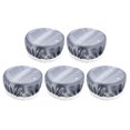 thumbnail image 1 of Unique Bargains 5 Pcs Chouchou en Satin pour Protection contre l'Alcool, Bleu Denim, 1 of 5