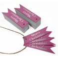 thumbnail image 3 of Inkdotpot Pack Of 100 Real Silver Foil Paper Tags Merry Christmas Favor Hang Tags, 3 of 6