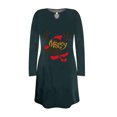 thumbnail image 3 of CEHVOM Robe Longue Aguichant de Noël pour Femmes avec Imprimé Père Noël, 3 of 3