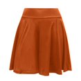 thumbnail image 5 of LNGOOR Jupe Patineuse Mini Plissée Extensible Décontractée pour Femmes avec Shorts Basique Polyvalente Taille Haute, 5 of 5