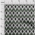 thumbnail image 1 of oneOone Cotton Poplin Fabric Geometric Ikat Decor Fabric Printed BTY 42 Inch Wide, 1 of 4