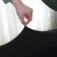 thumbnail image 2 of Elastic Stretch L Shaped Sofa Cover for 2+2 Combination Sofa, Black, 2 of 5