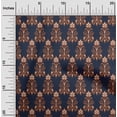 thumbnail image 1 of oneOone Polyester Lycra Fabric Floral Ikat Print Sewing Fabric BTY 56 Inch Wide, 1 of 4