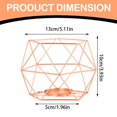 thumbnail image 2 of Clearance! 4 Set Geometric Candle Holder Table Top Centerpiece Weddings Events Parties Deco, 2 of 8