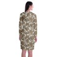 thumbnail image 4 of Moomaya Chandail à Capuchon à Manches Longues Imprimé, Robe T-Shirt en Jersey avec Poches, 4 of 6