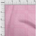 thumbnail image 2 of oneOone Viscose Chiffon Light Pink Fabric Geometric Craft Projects Decor Fabric Printed By The Yard 42 Inch Wide, 2 of 4