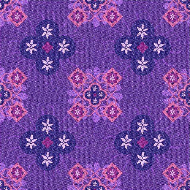 Ahgly Company Tapis d'Intérieur Lavable en Machine Carré Violet Améthyste Transitionnel, 6 Pieds Carré